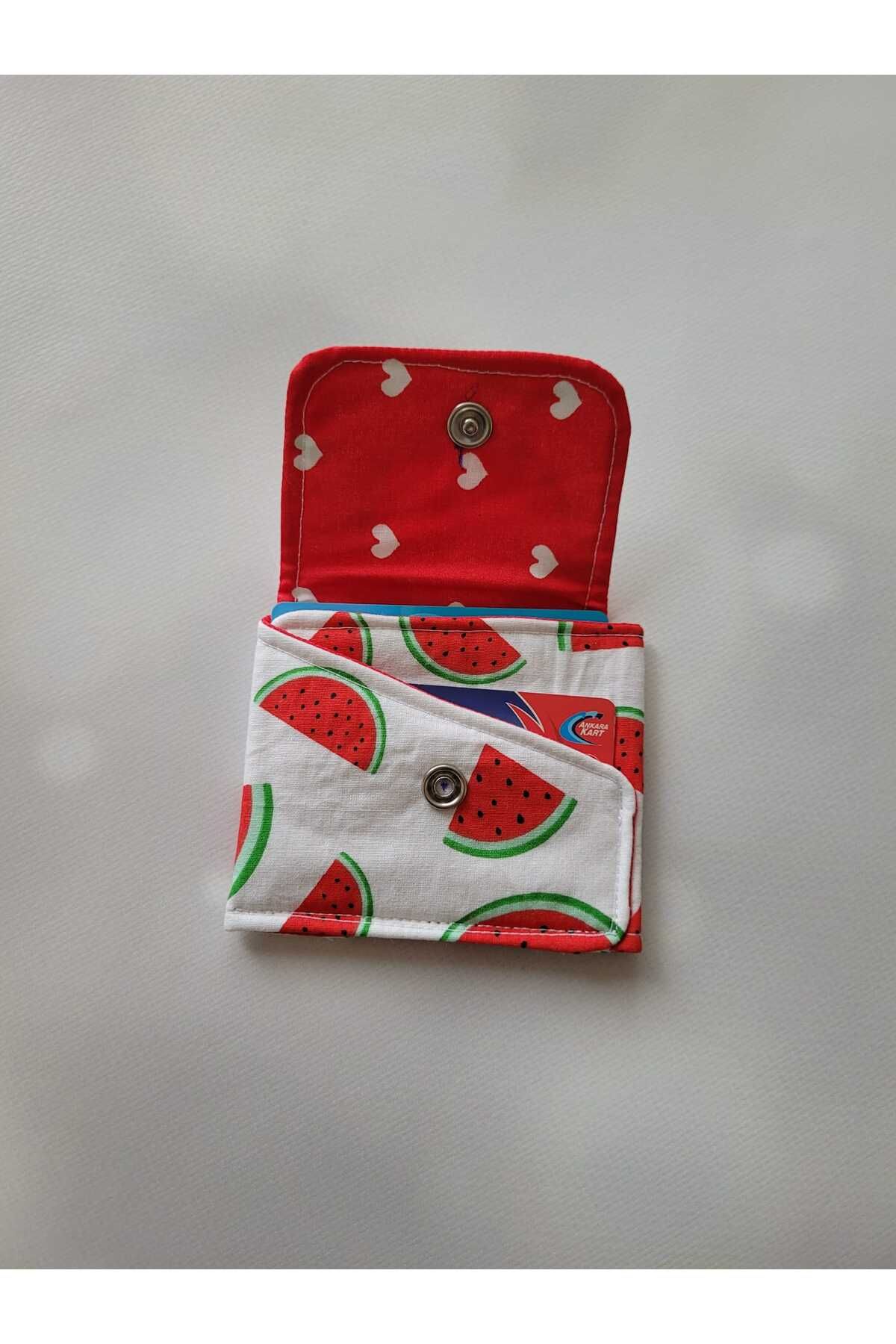 Kız Kardeşlerin Atölyesi-Mini Watermelon and Avocado Wallet - Christmas Gift 3