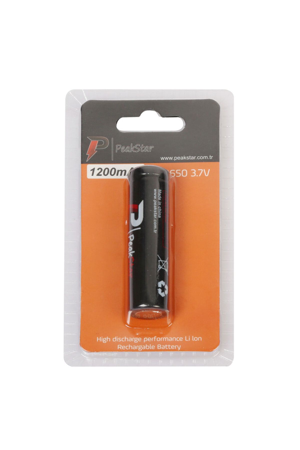 Skygo 3.7 V 1200 Mah Şarj Edilebilir 18650 Turbo Model Li-ion Şarjlı Pil