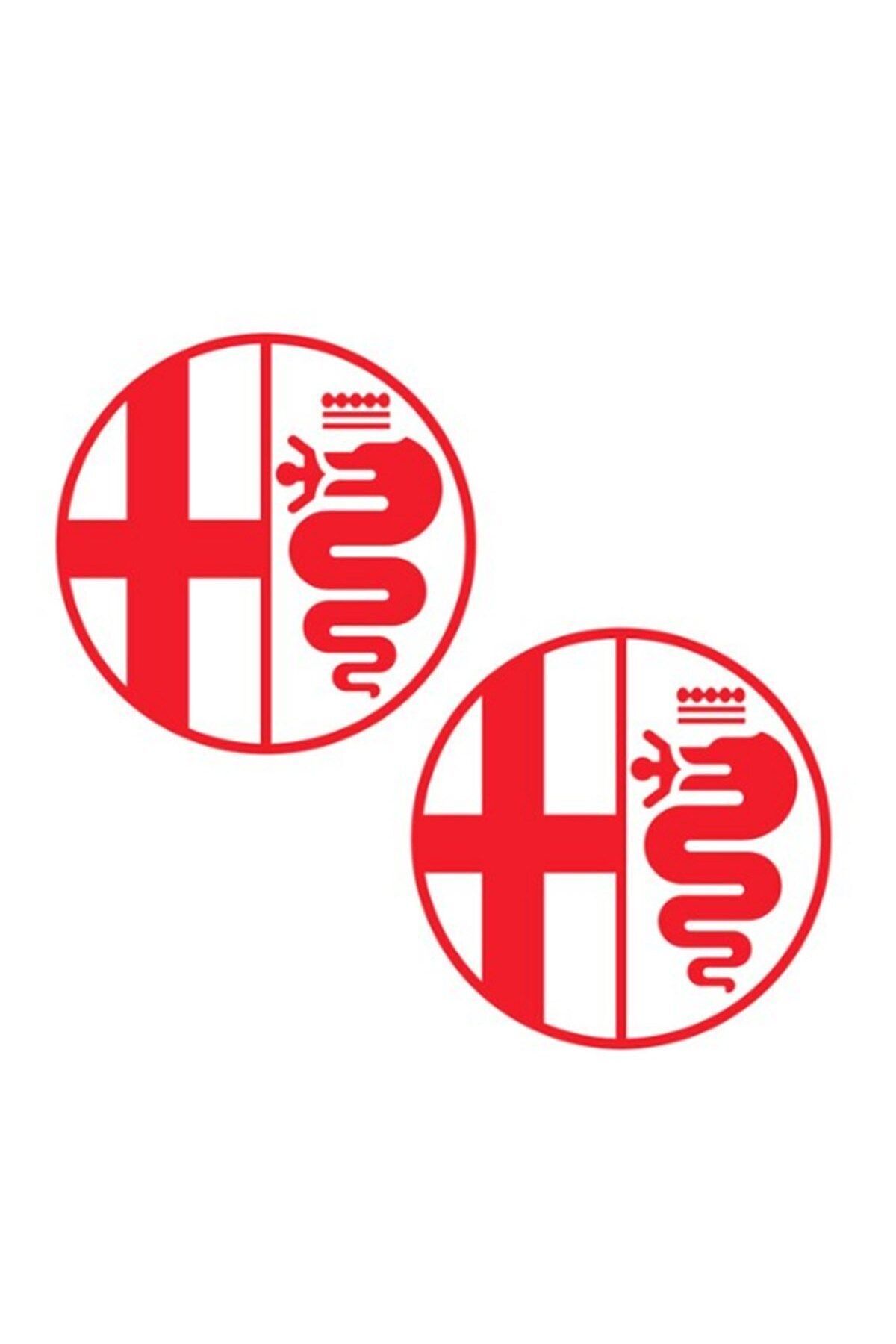 MLH STORE Alfa Romeo Otomobil Yan Kapı Logo Sticker Etiket Modeli