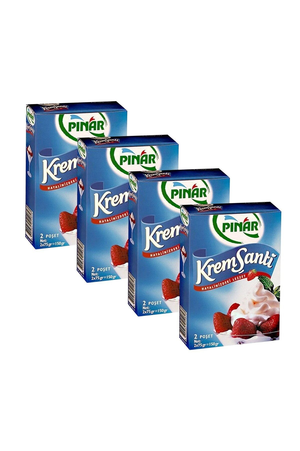 Pınar Krem Şanti 150 gr Toz x 4 Adet