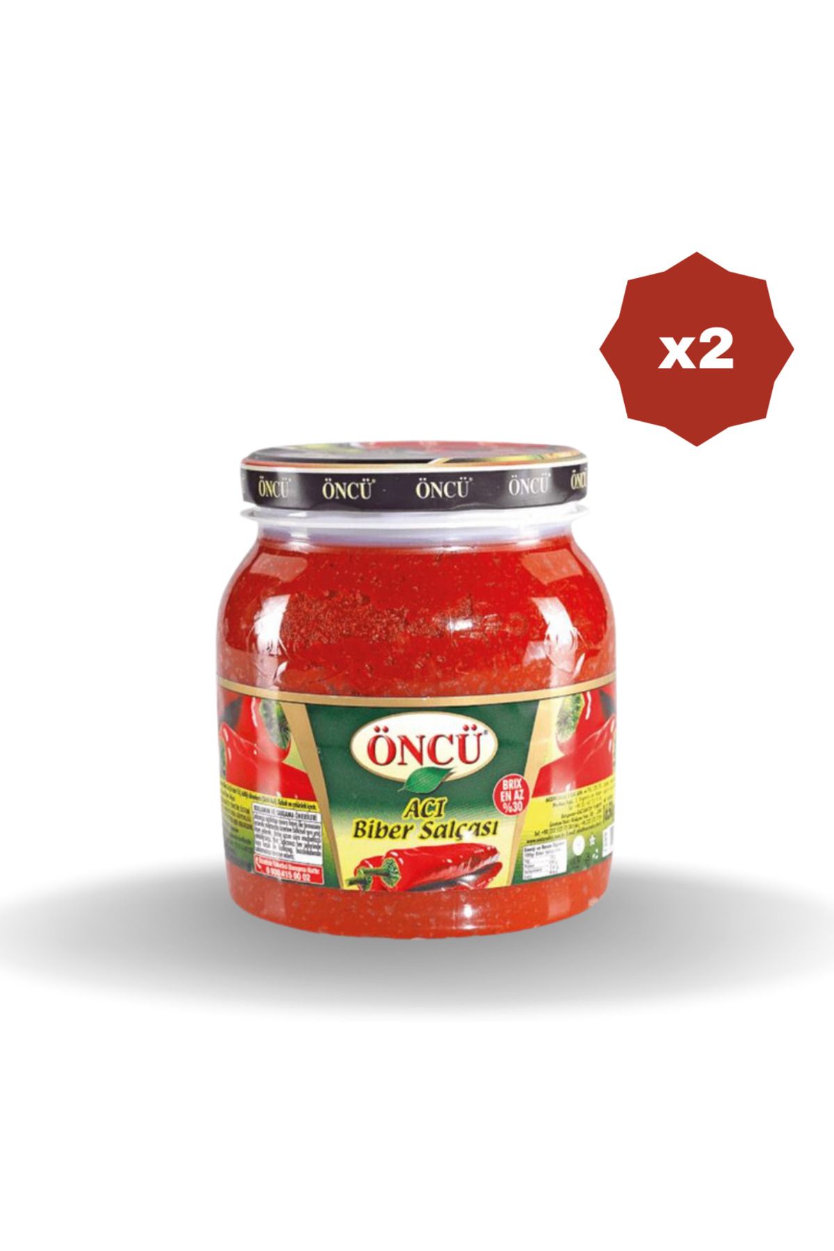 Öncü ÖNCÜ ACI BİBER SALÇASI 1650 GR - (2 ADET)