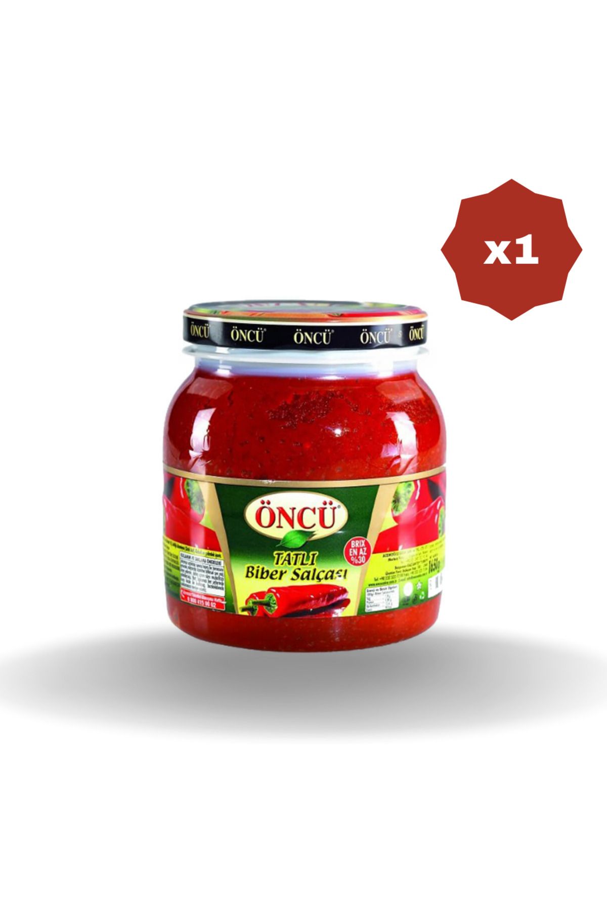 Öncü ÖNCÜ TATLI BİBER SALÇASI 1650 GR - (1 ADET)