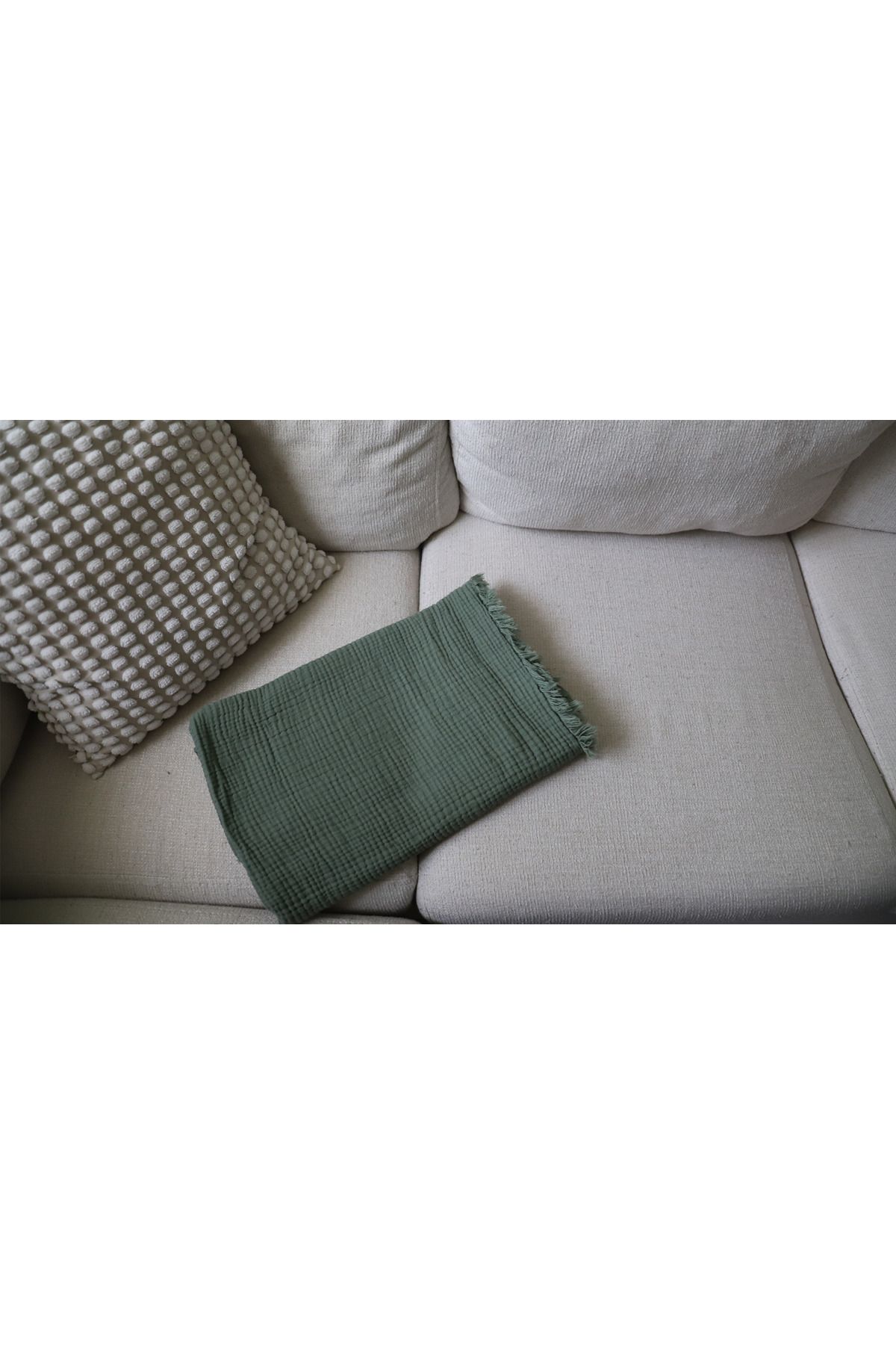 AQUATOLIA-Muslin Tv Blanket - Sofa Cover - Pike - 190/100 4