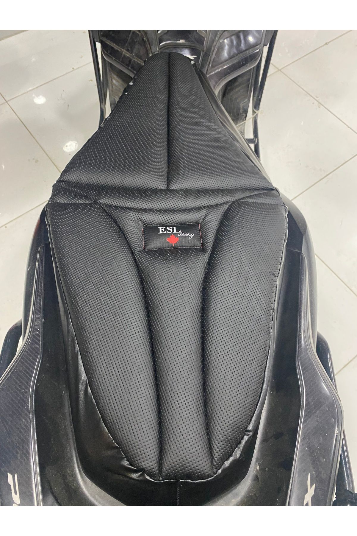 ESL Honda PCX 125 / 150 2014-2024 Uyumlu Motosiklet Konfor Sele Kılıfı Siyah
