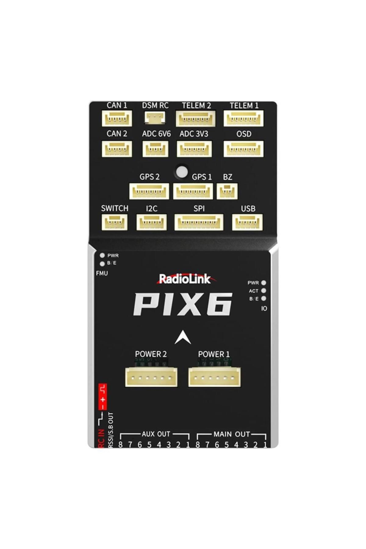 Radiolink PIX6 16 Kanal Pixhawk Uçuş Kontrol Kartı Flight Controller +BEC