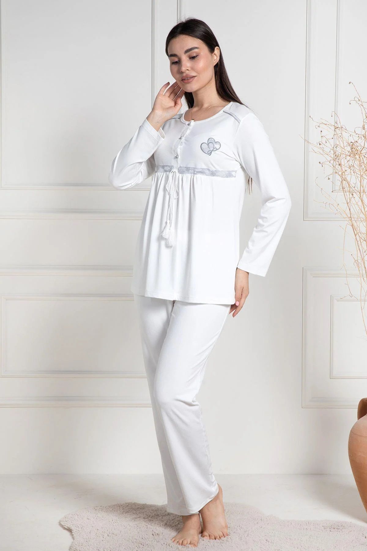 by İGP-Maternity Pyjama Set with Dressing Gowns 4