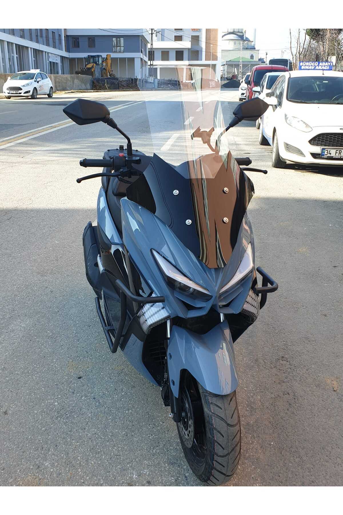 Küba Chia 125 Siperlik Ön Cam 2023-2025 Model 78cm şeffaf Renkli 4mm UZUN CAM