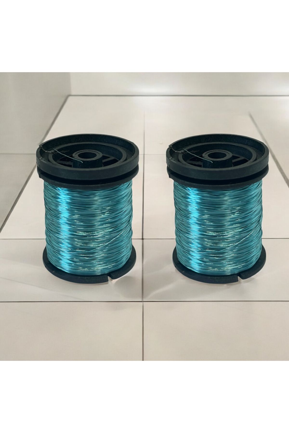 gürbüz filografi-0.30mm(60Gr-100Meter) Turquoise Color Filography Wire (2 Pcs 30 Gram) 1