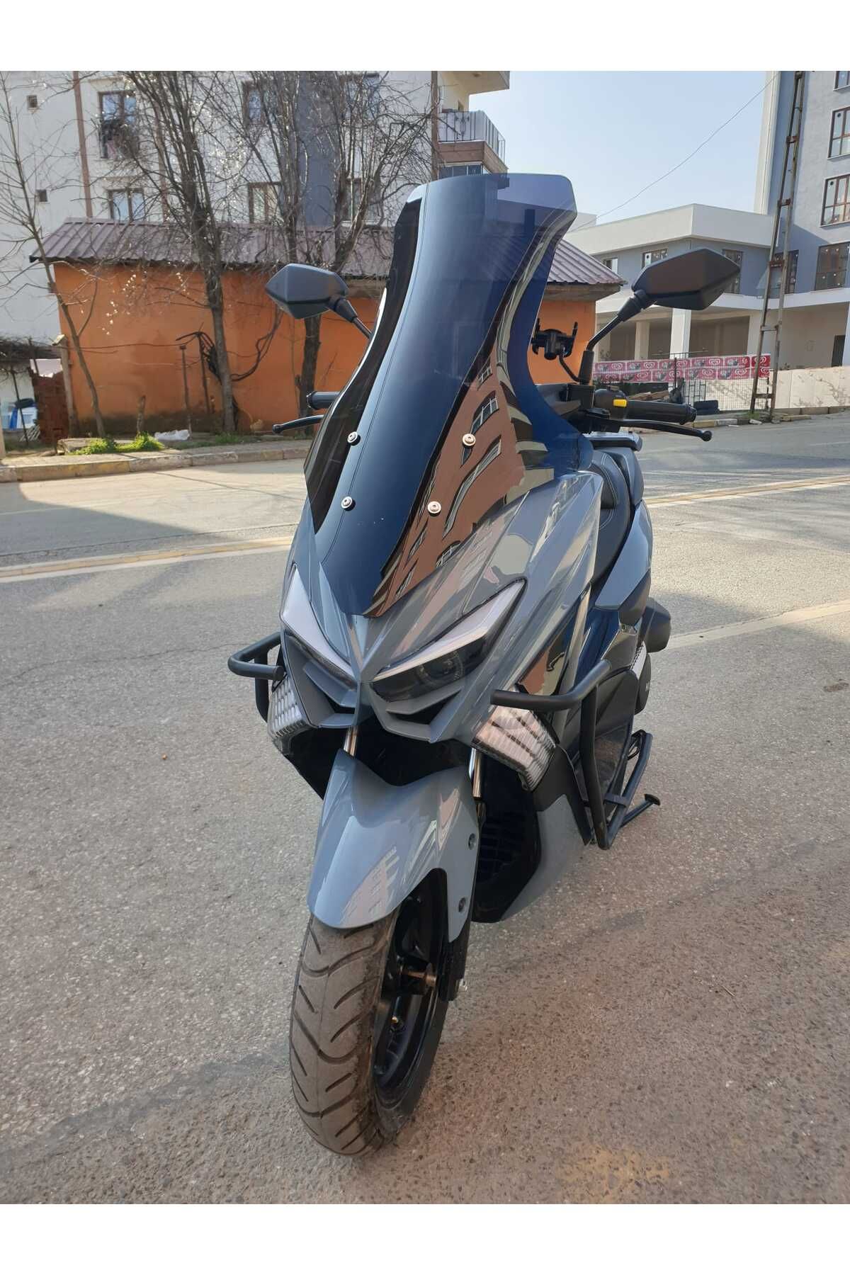 Küba Chia 125 Siperlik Ön Cam 2023-2025 Model 78cm Siyah Renkli 4mm UZUN CAM