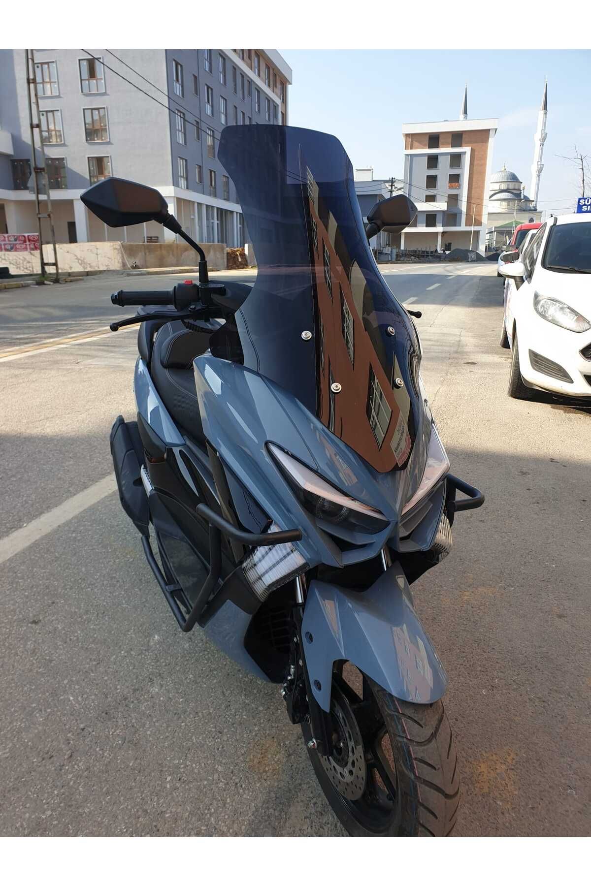 Küba Chia 125 Siperlik Ön Cam 2023-2025 Model 78cm Siyah Renkli 4mm UZUN CAM