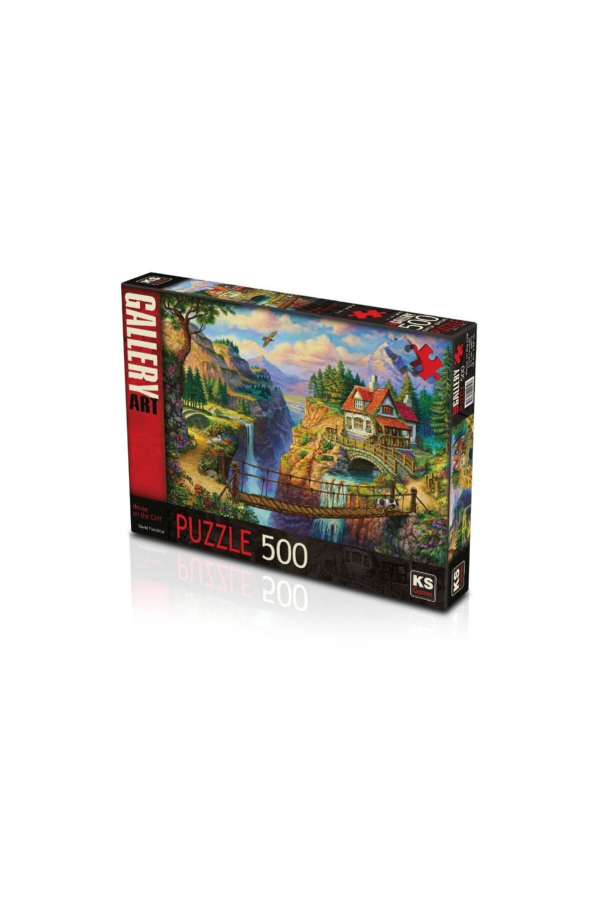 Lucest Lucesturg  Puzzle 500 Parça House On The Cliff New