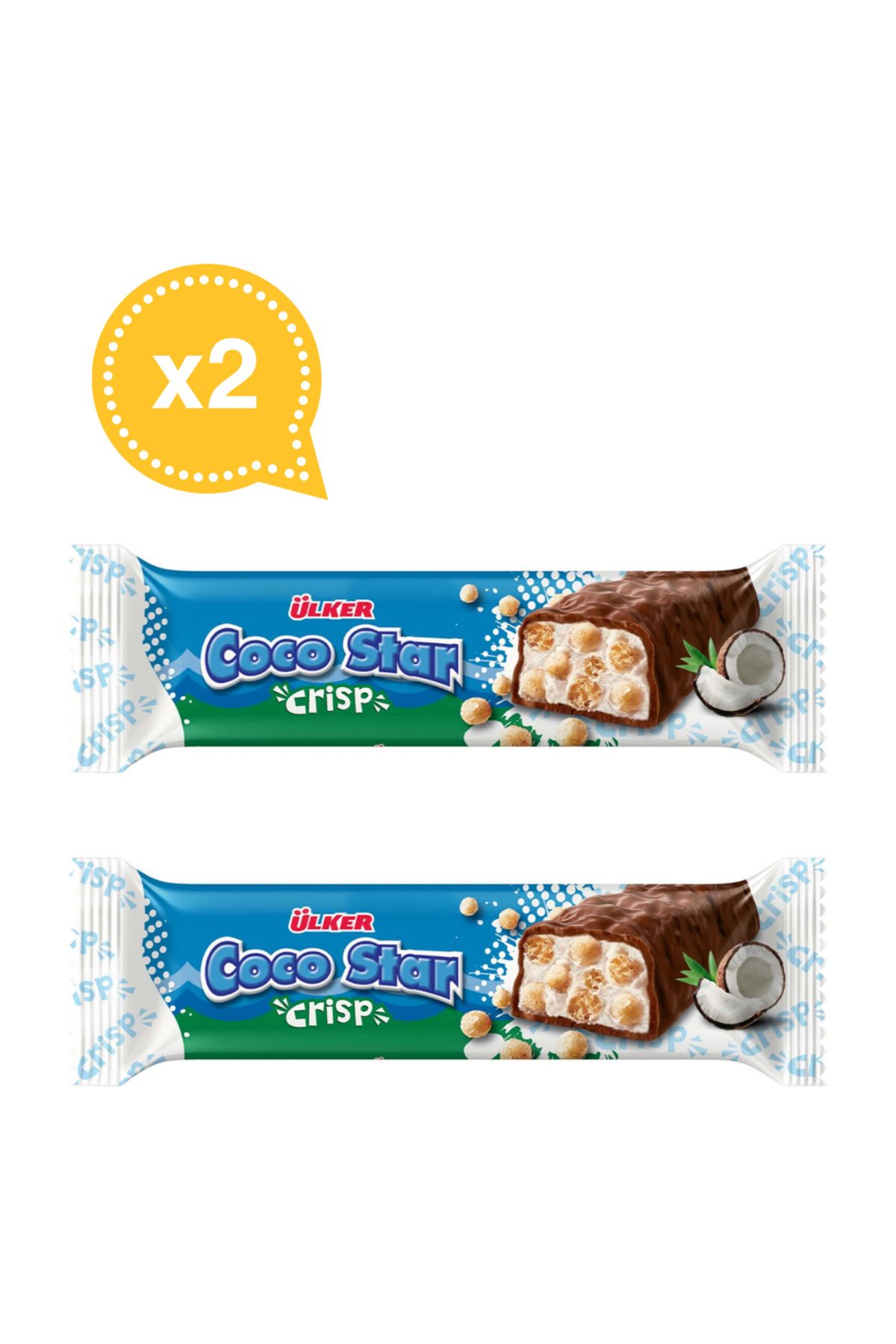 Ülker Ülker Cocostar Marshmallowlu Bar Crisp 20 Gr. x 2 Paket