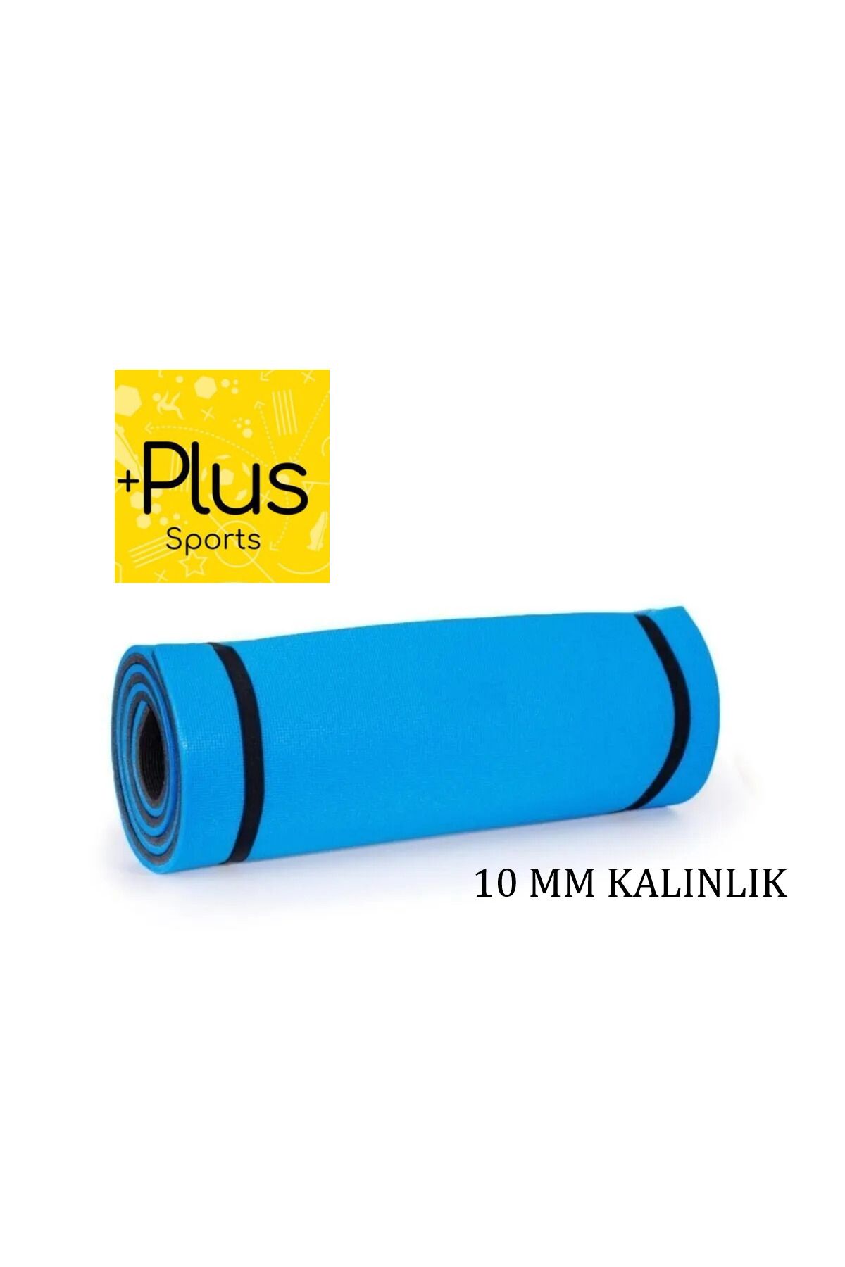 PLUSSPORT PİLATES MİNDERİ YOGA MATI 10 MM (ÇİFT TARAFLI KULLANILABİLİR)