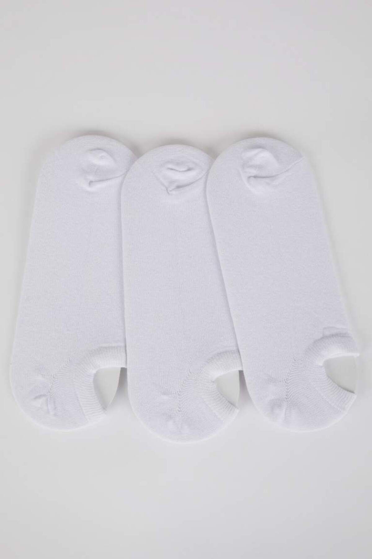 DeFacto Yeni Sezon Erkek Pamuklu 3'lü Sneaker Çorabı