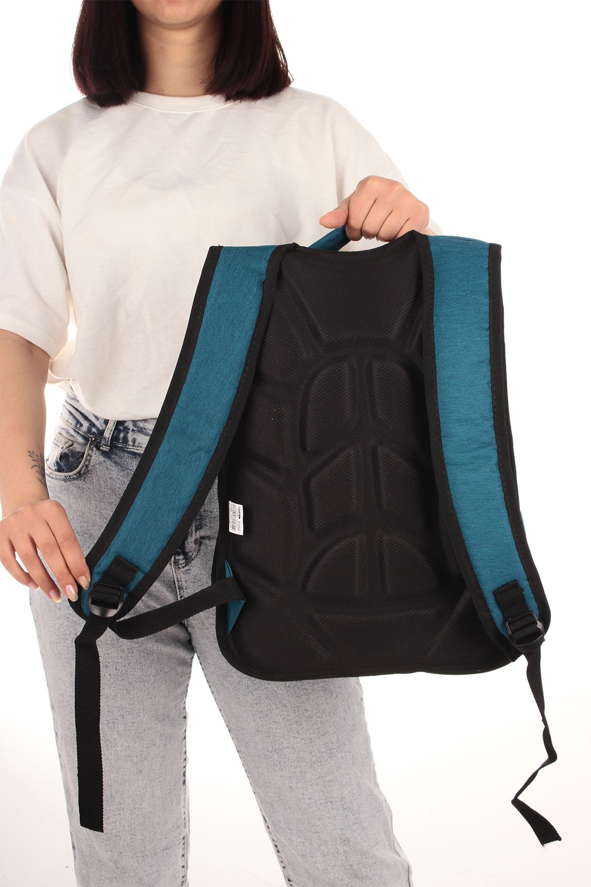 By Hakan-Polo 8870 Bat Model - School Bag, Backpack, Orthopedic and Water Resistant Petrol 4