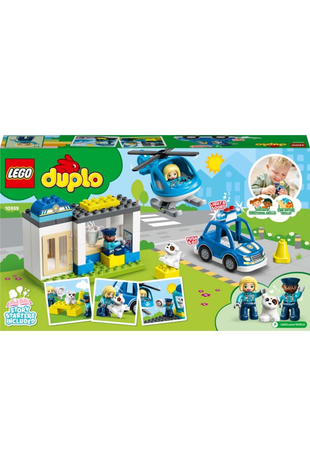 LEGO-® DUPLO® مركز شرطة الإنقاذ والمروحية 10959 - مجموعة بناء الألعاب الإبداعية (40 قطعة) 6