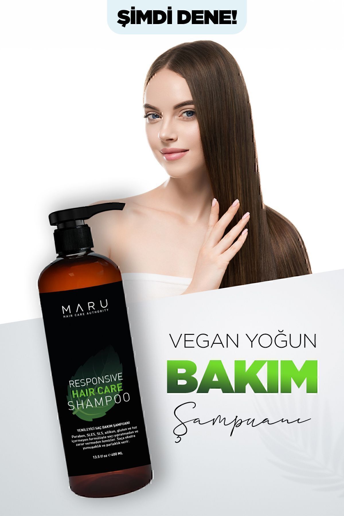 MARU-Vegan Milk Extract Care Shampoo with Argan and Keratin Cut - 400 ml 2