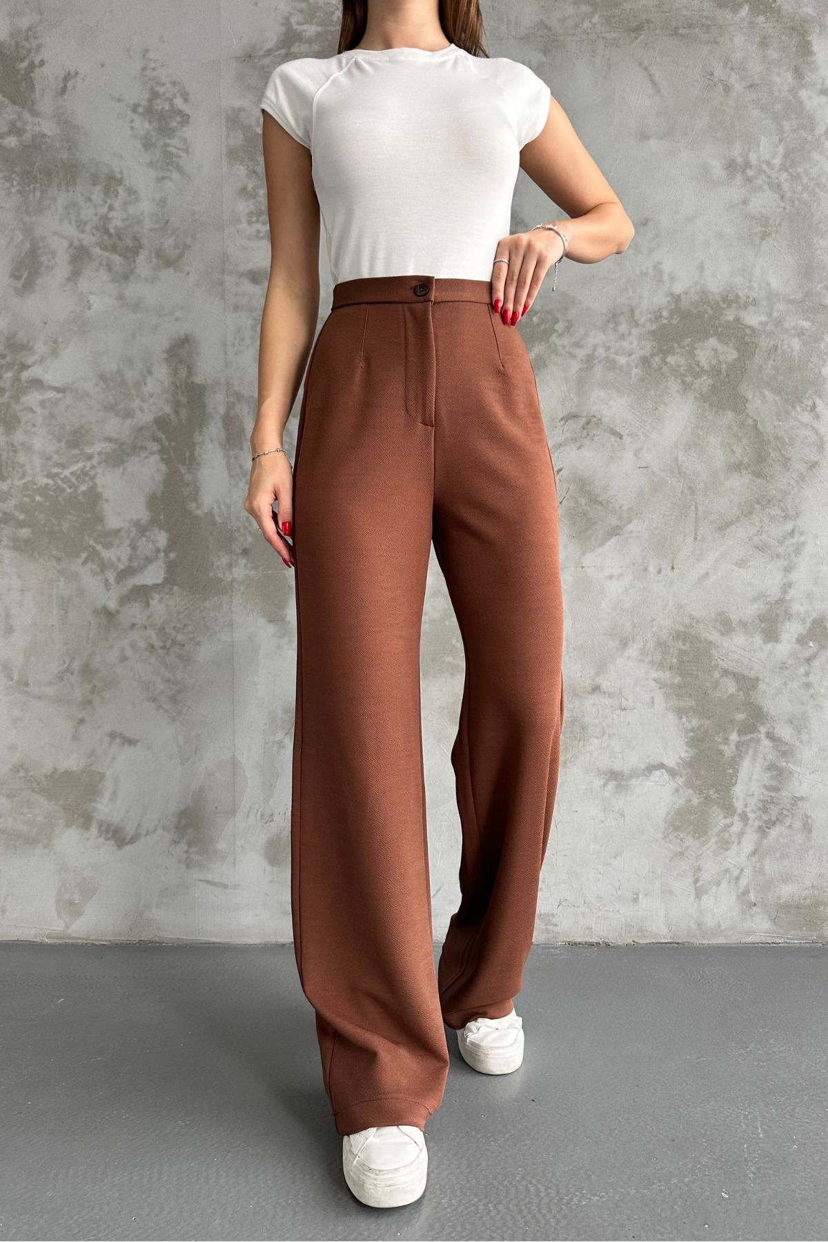 macharel jeans-Women's New Season High Waist Classic Trousers 4