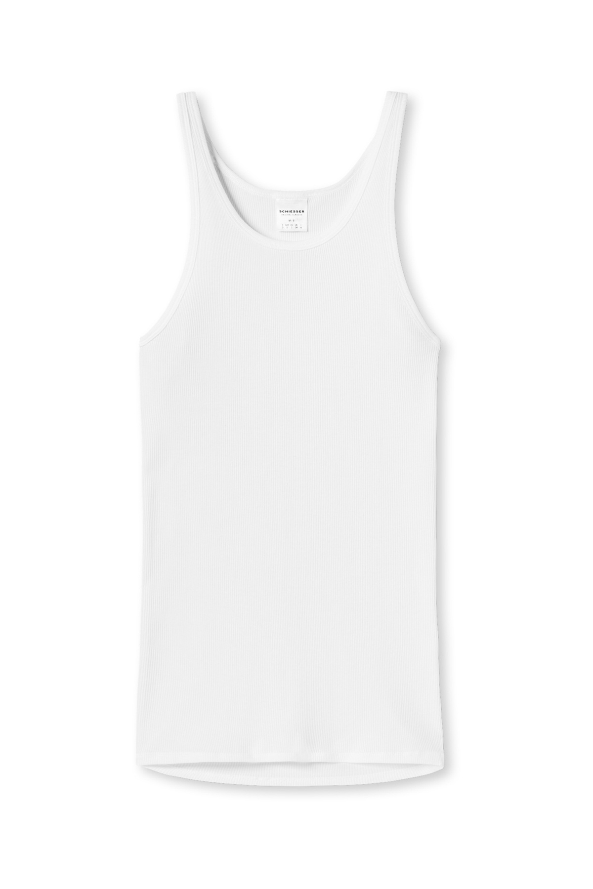Schiesser-Unterhemd Doppelripp Original Classics Unterhemd Unterzieh-Shirt Ärmellos Schulterfrei 4