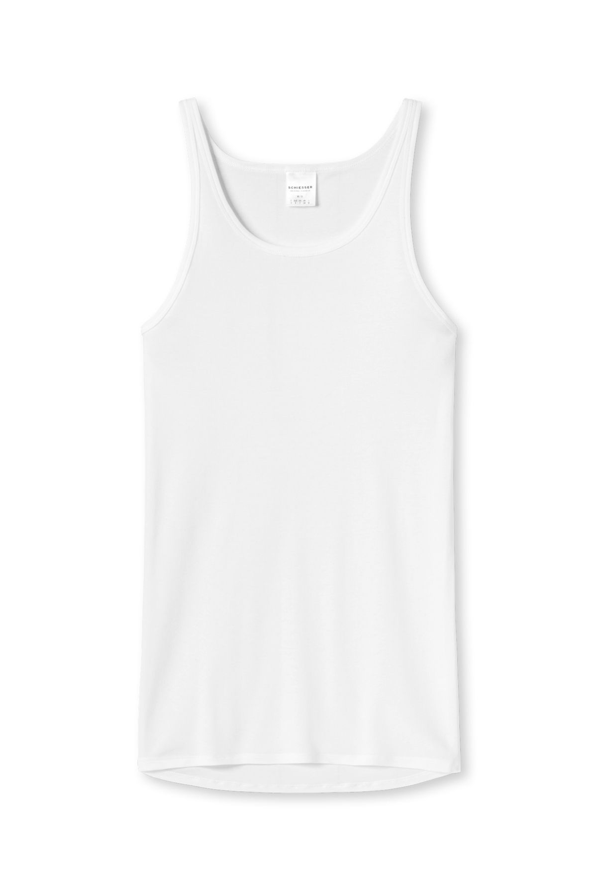 Schiesser-Unterhemd Feinripp Classics Unterhemd Unterzieh-shirt Ärmellos Schulterfrei 4