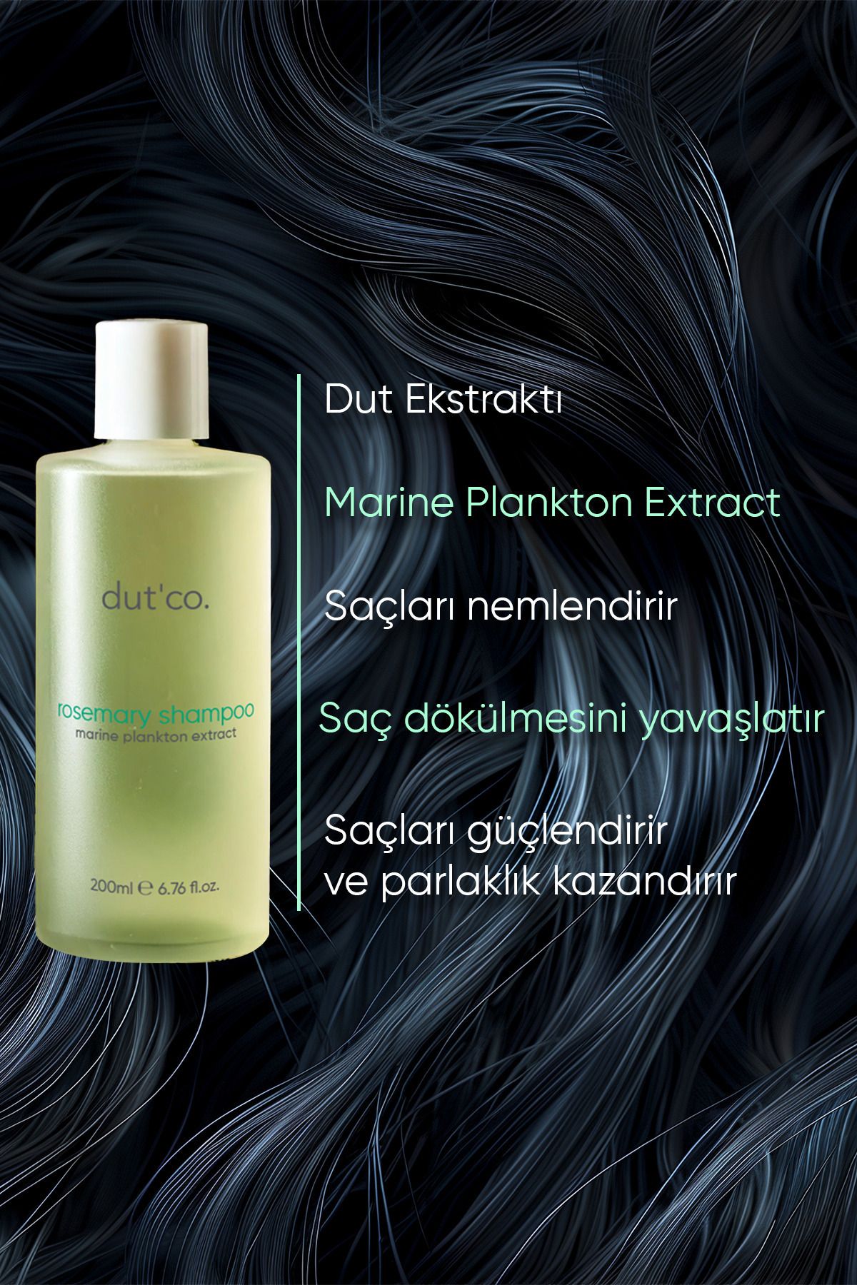 dut'co. Biberiye Şampuanı Dökülme Karşıtı Güçlendirici Hızlı Saç Uzatma Etkili 200 ml-5