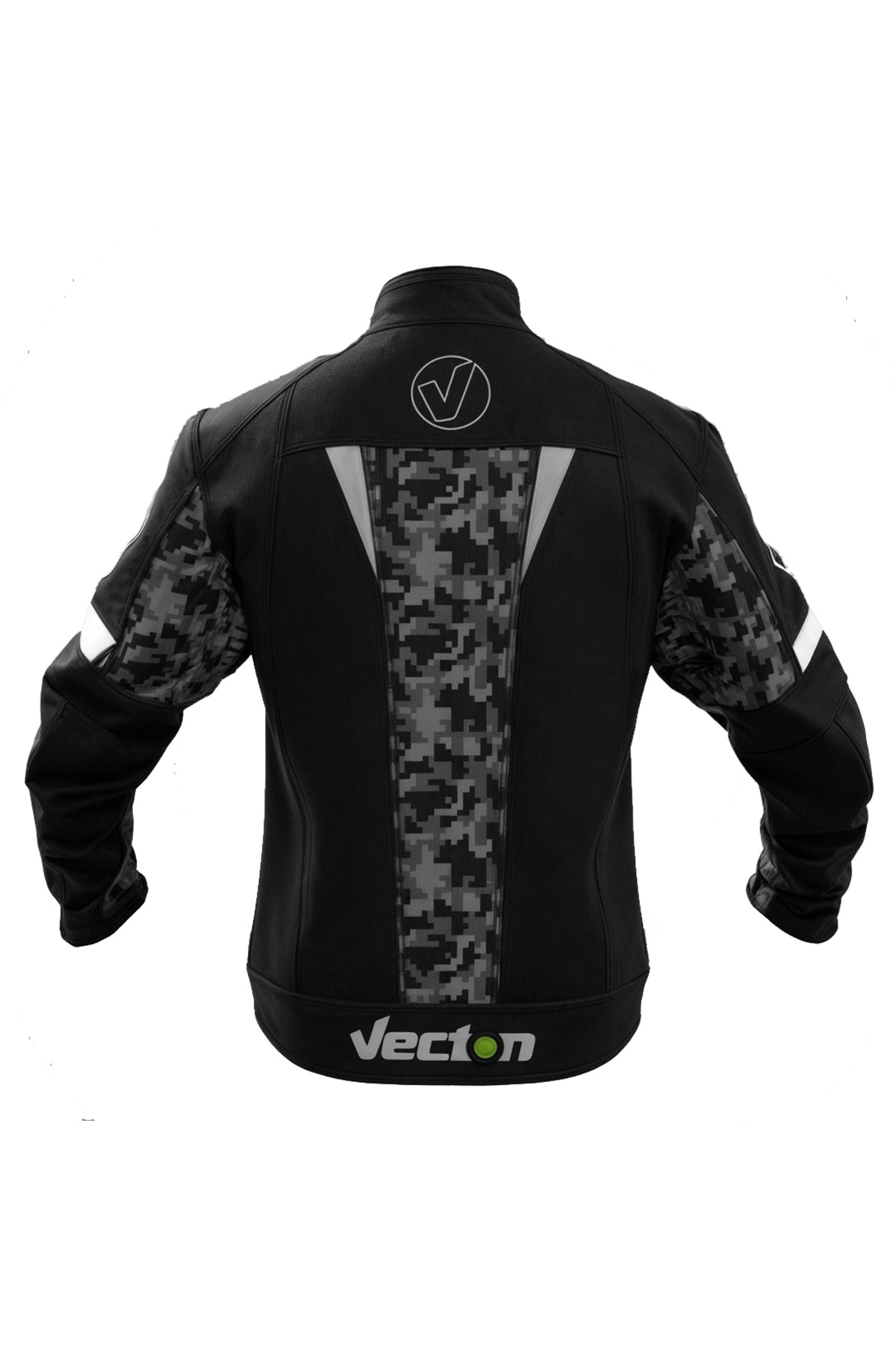 Tech90 Vecton Kamuflaj 4 Mevsim Korumalı Kevlar Motosiklet Montu