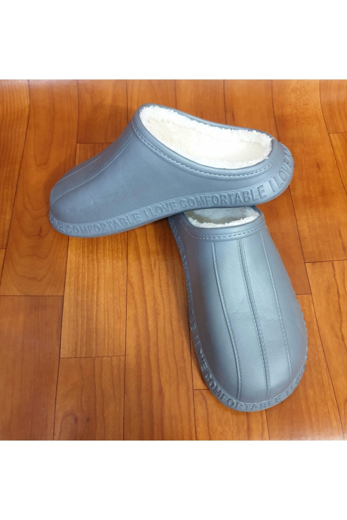 Akınal Bella-Men's Smoked Winter Slippers 3
