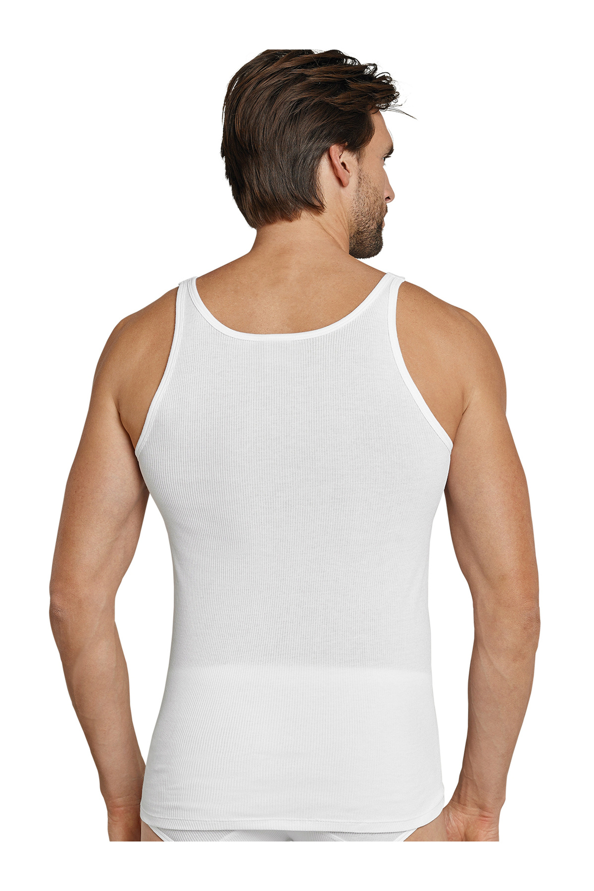 Schiesser-Unterhemd Doppelripp Original Classics Unterhemd Unterzieh-Shirt Ärmellos Schulterfrei 2