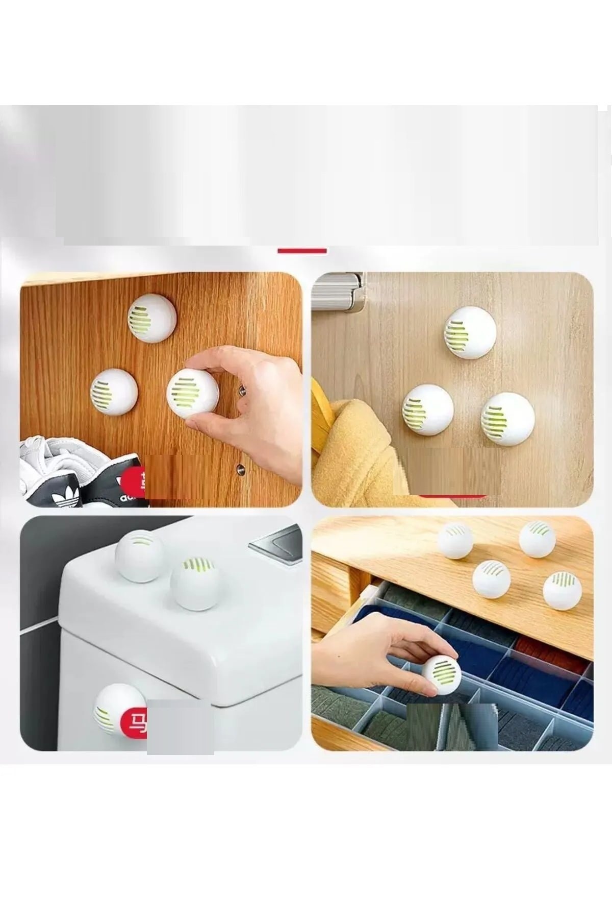 ست توپ بوگیر ۶ تکه برای کفش، سبد لباس و کابینت لباس - Fresh — P24869S7488 — تصویر 4 از 5