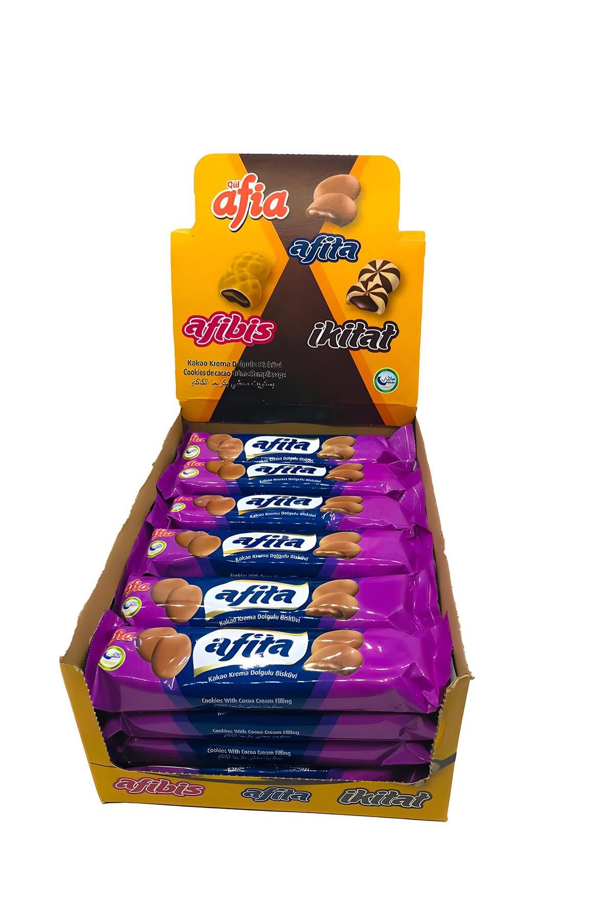 Afia-Afita Cocoa Cream Filled Biscuit 24X75 Gr 2