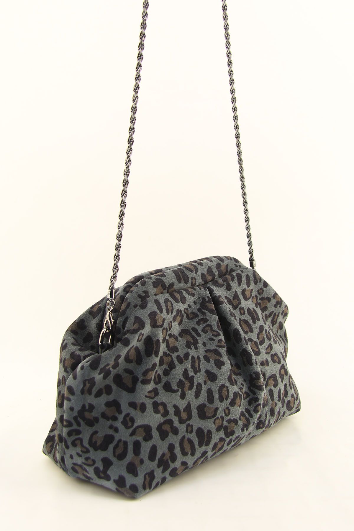 HNB-Shoulder Bag - Gray - Leopard 1