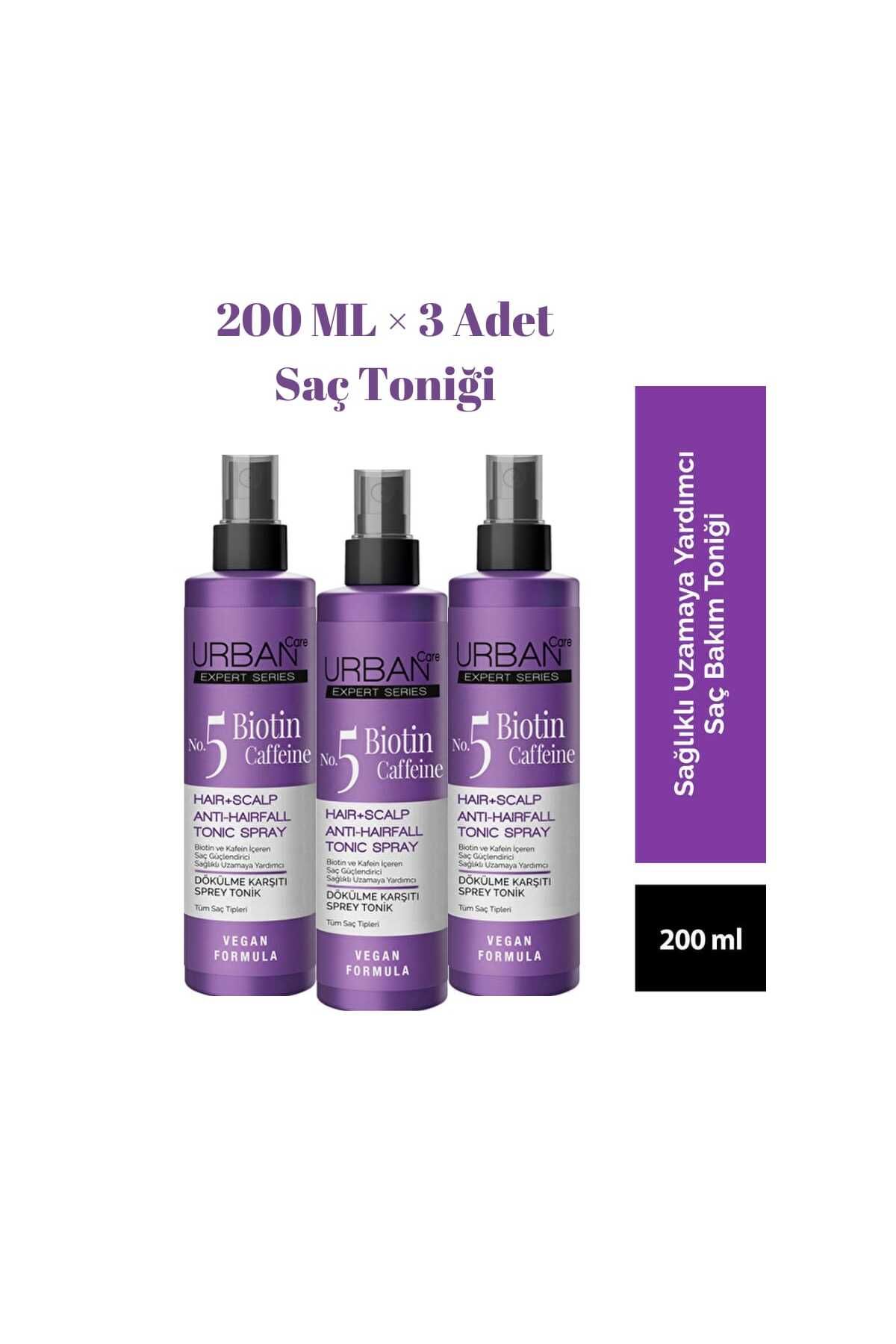 Urban Care Expert Biotin&Keratin Saç Toniği 200ML×3 Adet