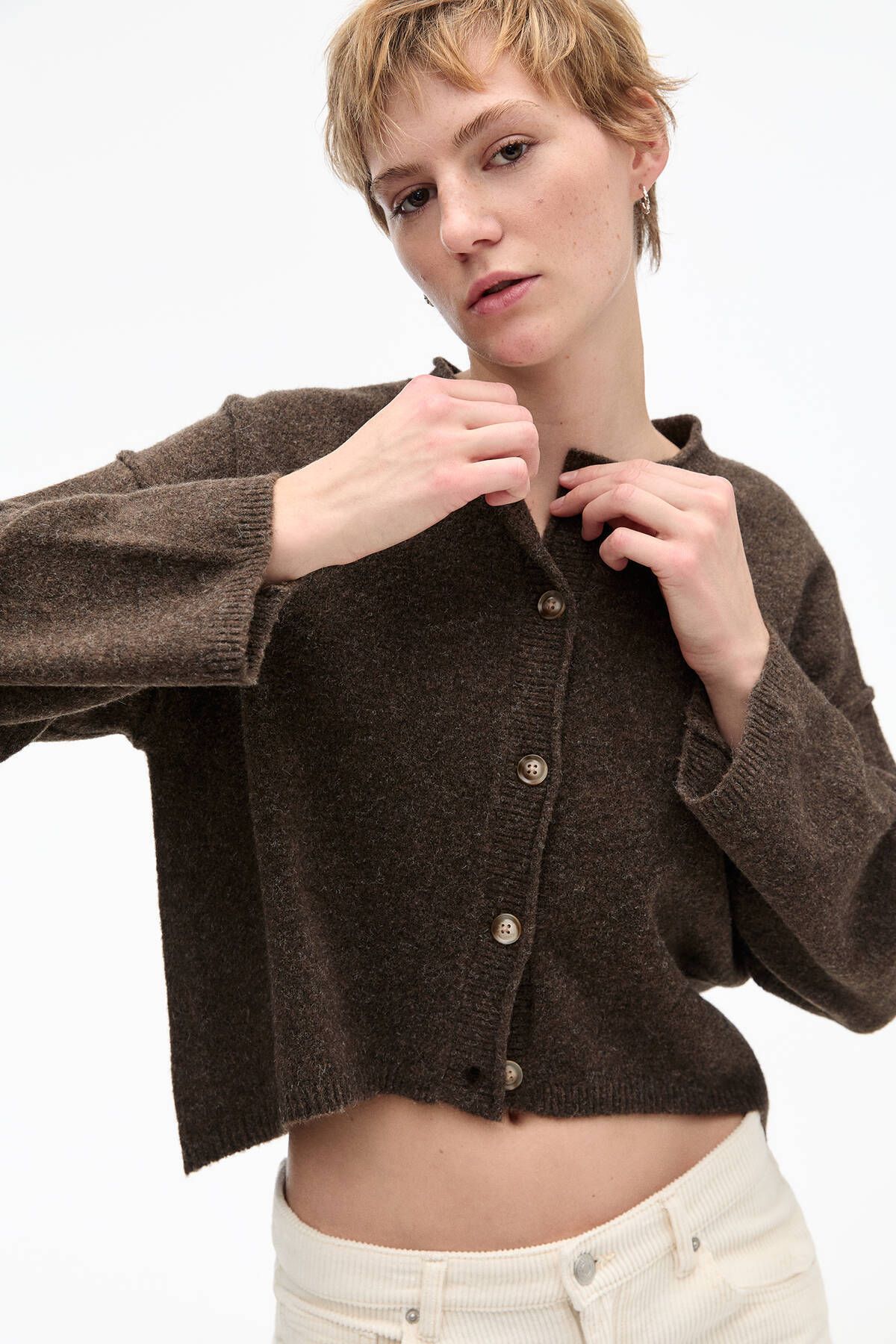 Pull & Bear-Buttoned cardigan 4