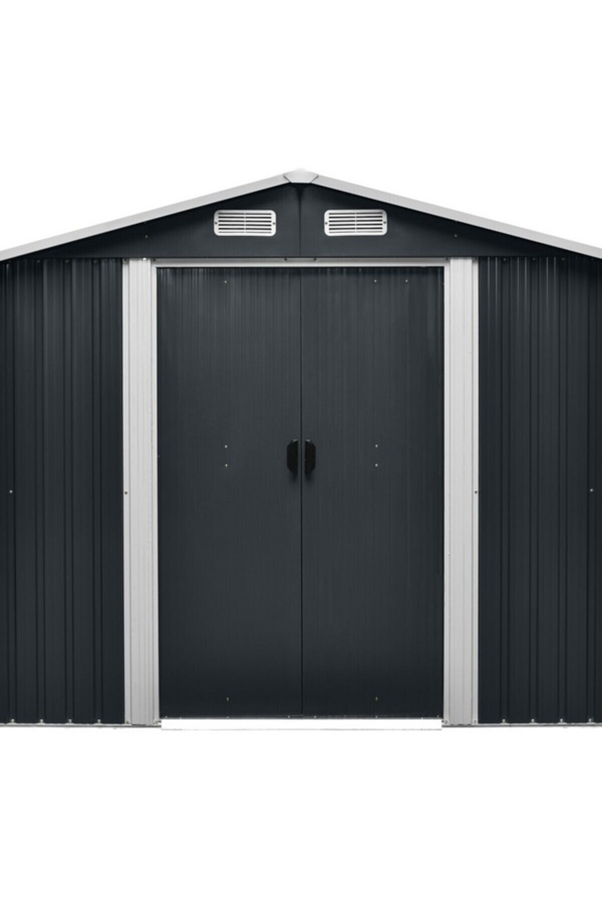 Generic-Durable and High Quality Basic Metal Storage Shed 6 x 8ft 1