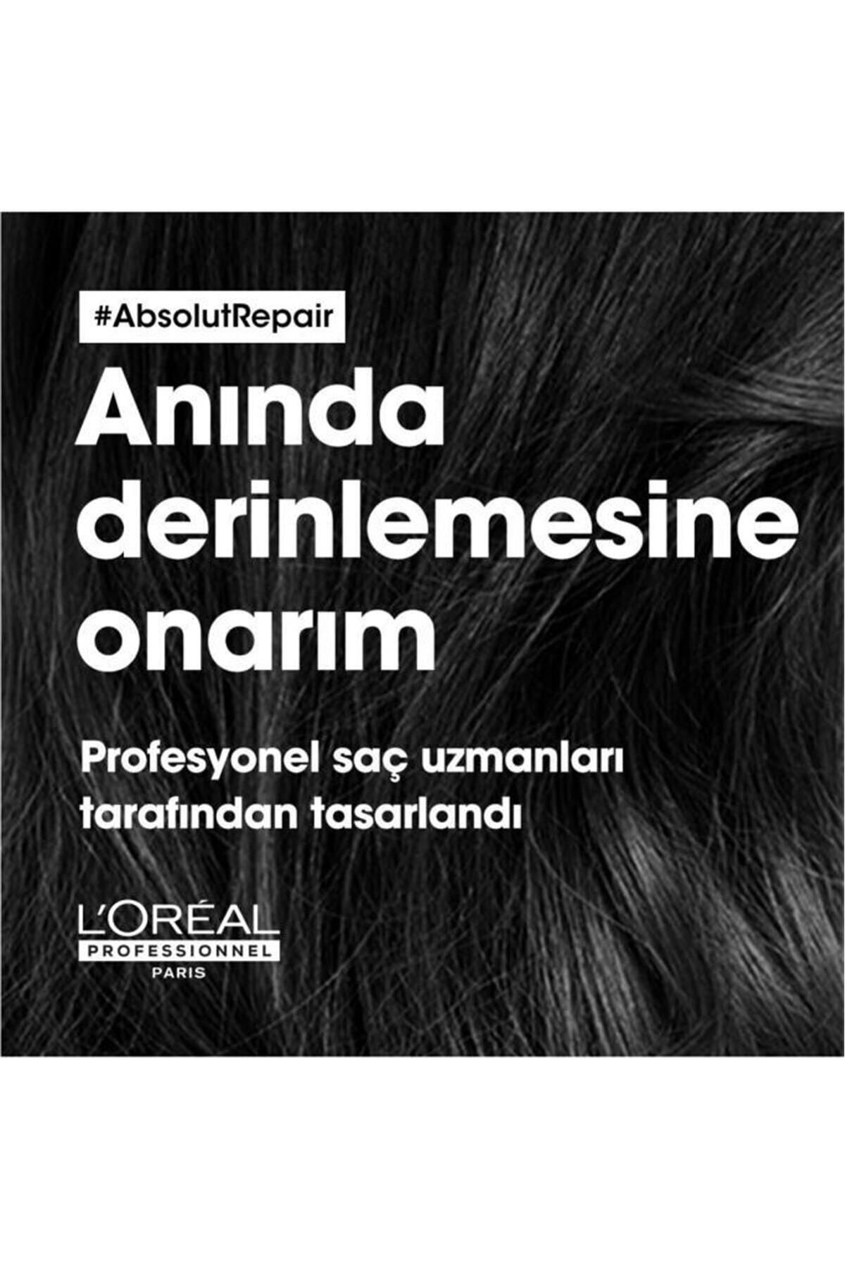 L'oreal Professionnel-L'Oreal Professionnel Absolut Repair Hair Mask 250ml - Durable, Soft and Shiny 3