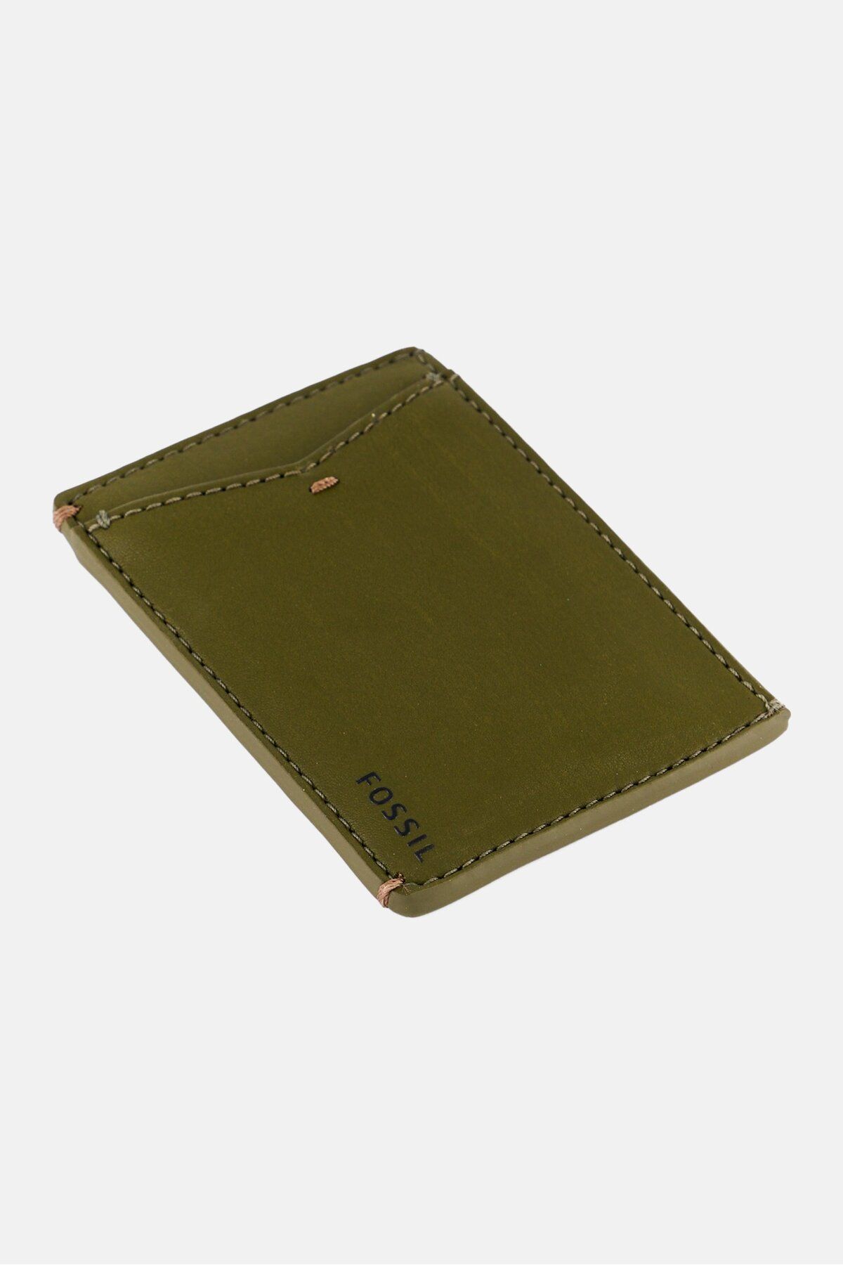 Fossil-Men Brand Logo Card Case 7 H x 10 L x 1 W cm, Olive 3