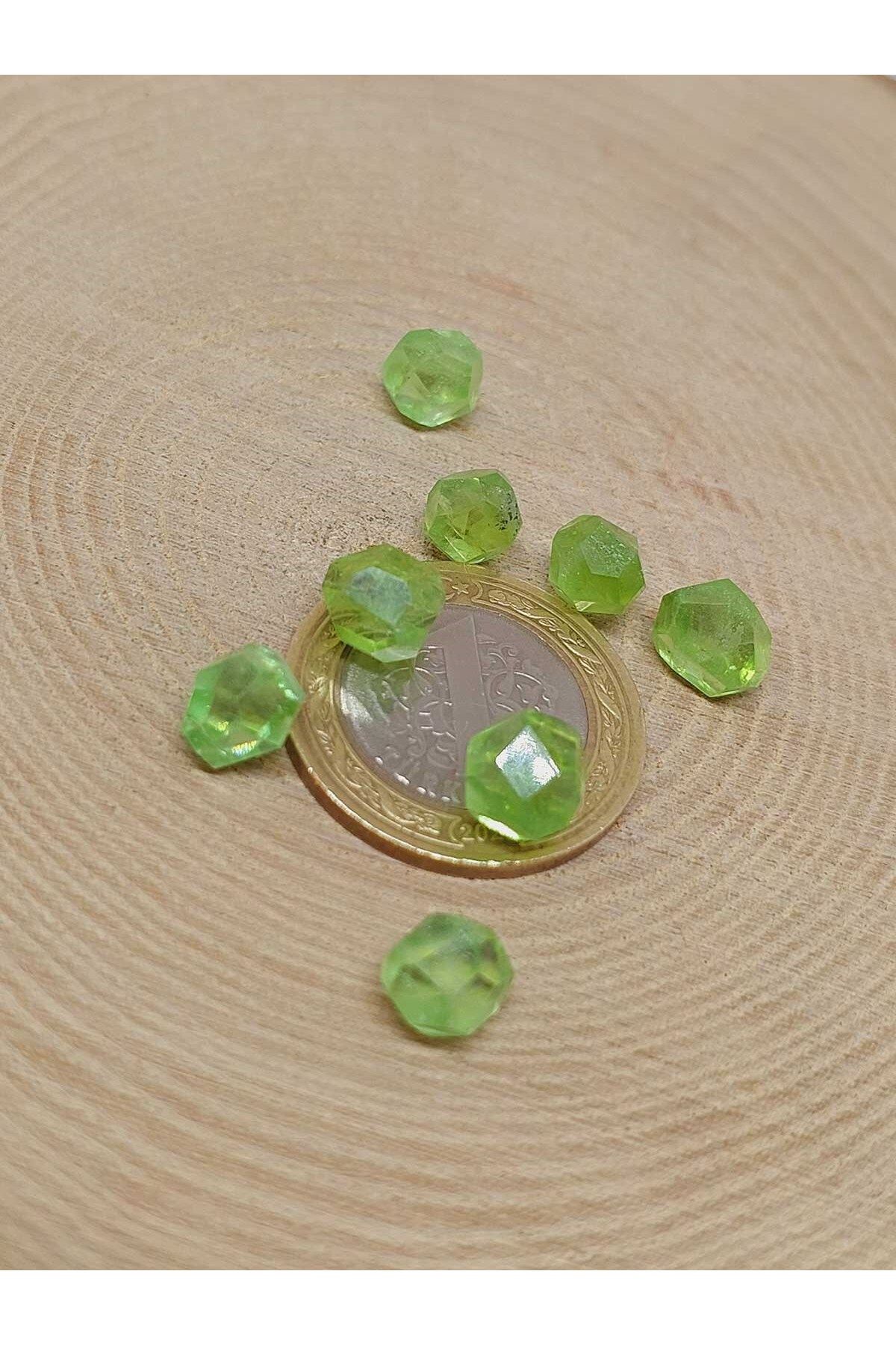 Yasamtohumu-Natural Cut Peridot Stone - Authentic 4 Carat (55634) 3