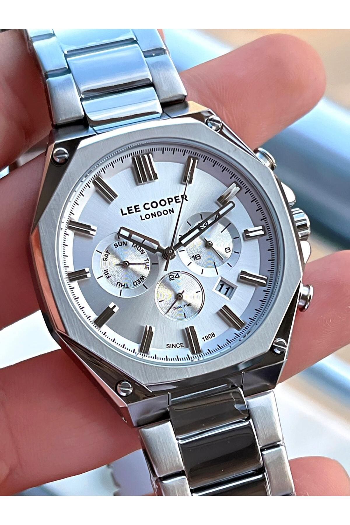 Lee Cooper-Watch - White - Silver 4