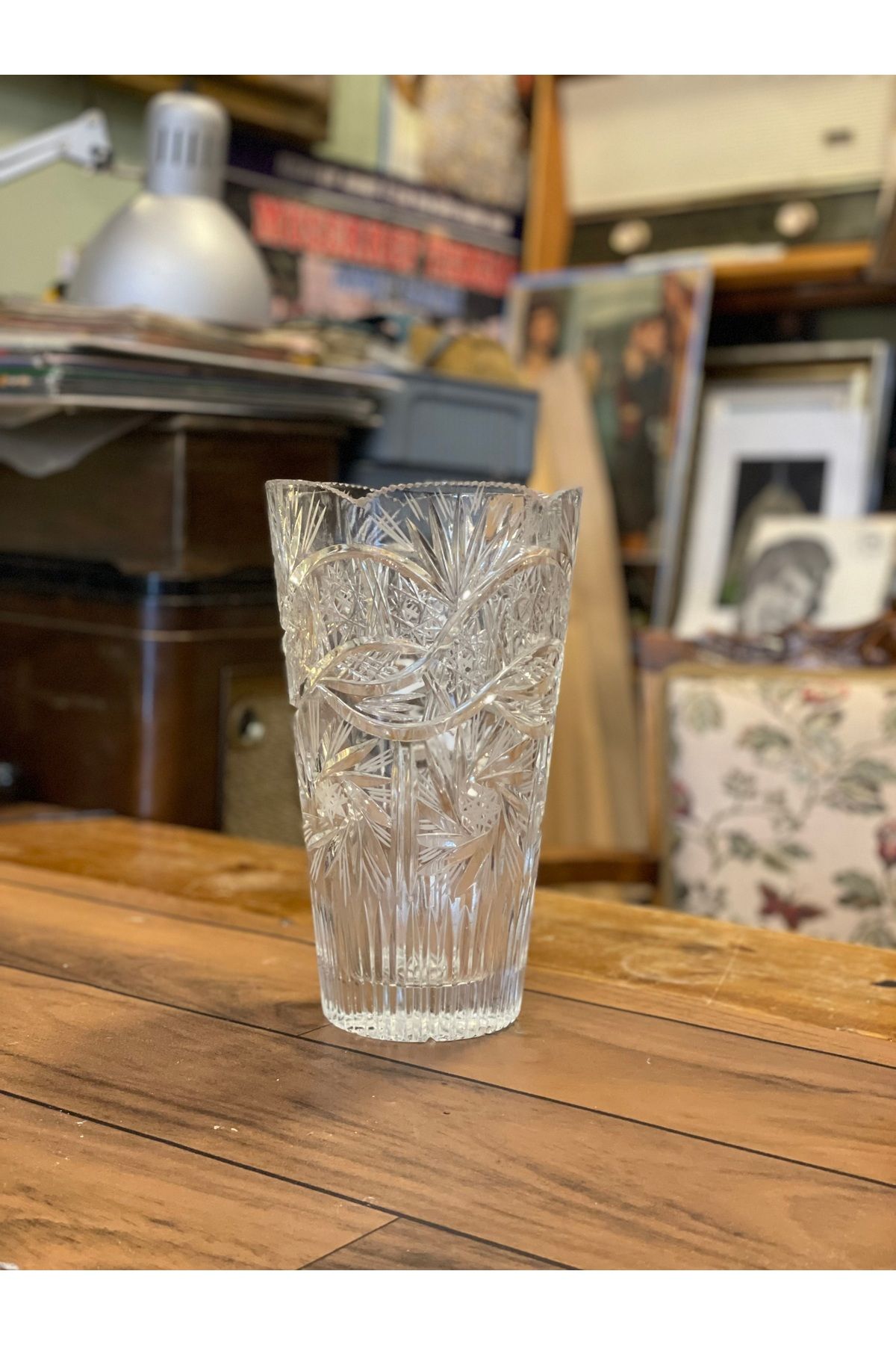 Çığır Antik-Retro Crystal Vase 1