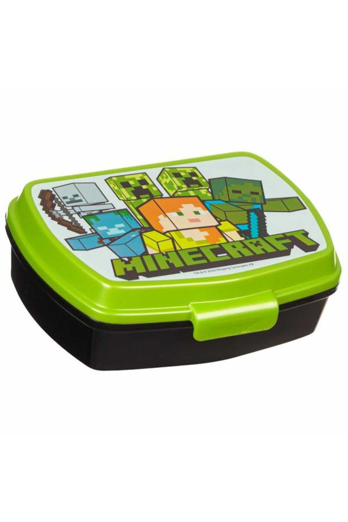 Micostore Caserola, Cutie Pranz Mancare Copii Pentru Scoala, Minecraft, 17 X 15 X 6 Cm - One Size