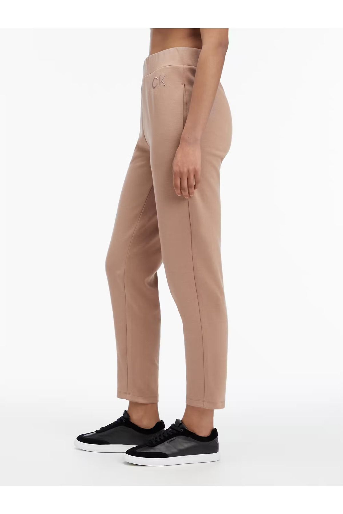 Calvin Klein-High Waist Brown Slim Fit Sweatpants - K20K 207945 -Ga6 2