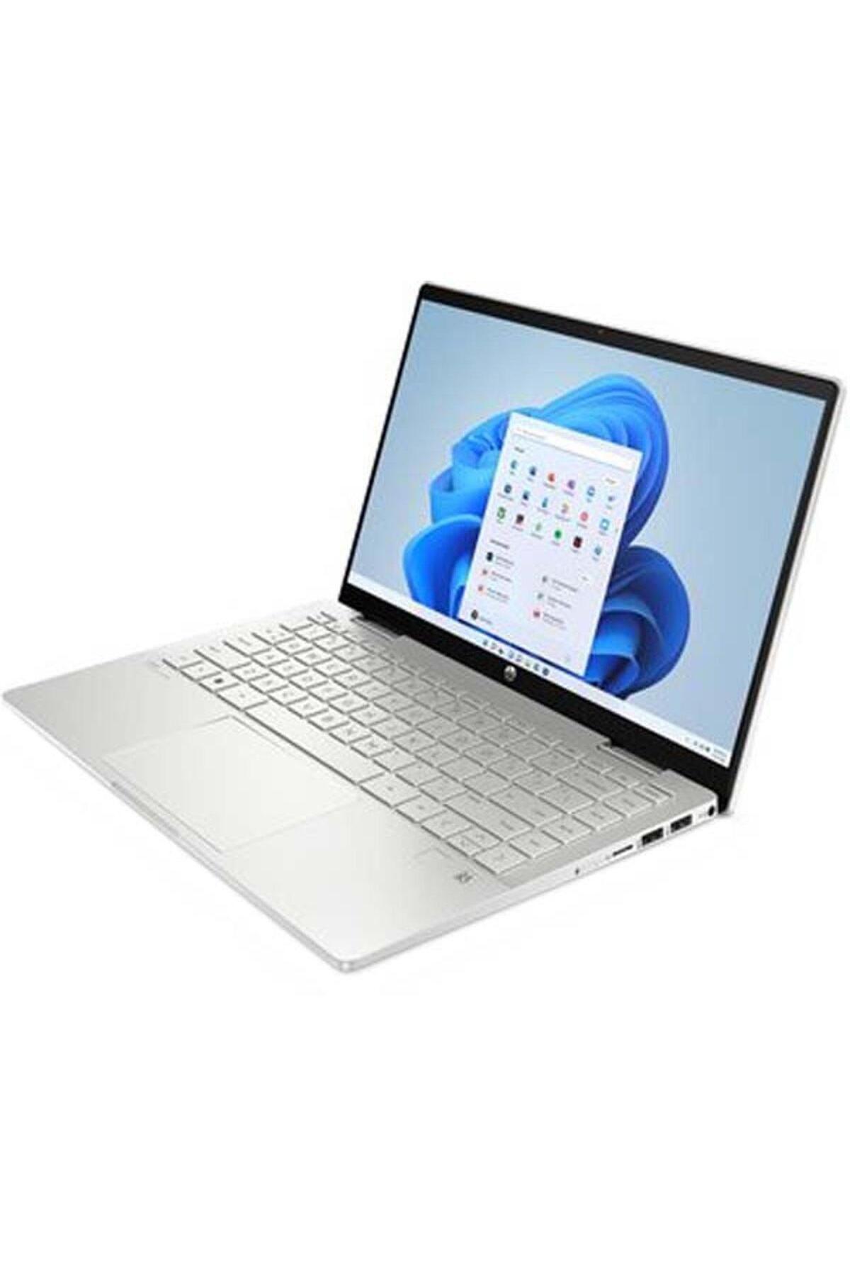 HP-كمبيوتر محمول 2 في 1 Pavilion X360 14EK0021NE، معالج Core i5 من الجيل الثاني عشر بسرعة 3.3 جيجاهرتز وذاكرة وصول عشوائي سعة 8 جيجابايت وذاكرة تخزين سعة 512 جيجابايت ونظام تشغيل Windows 11 وشاشة 14 بوصة عالية الدقة باللون الفضي 3