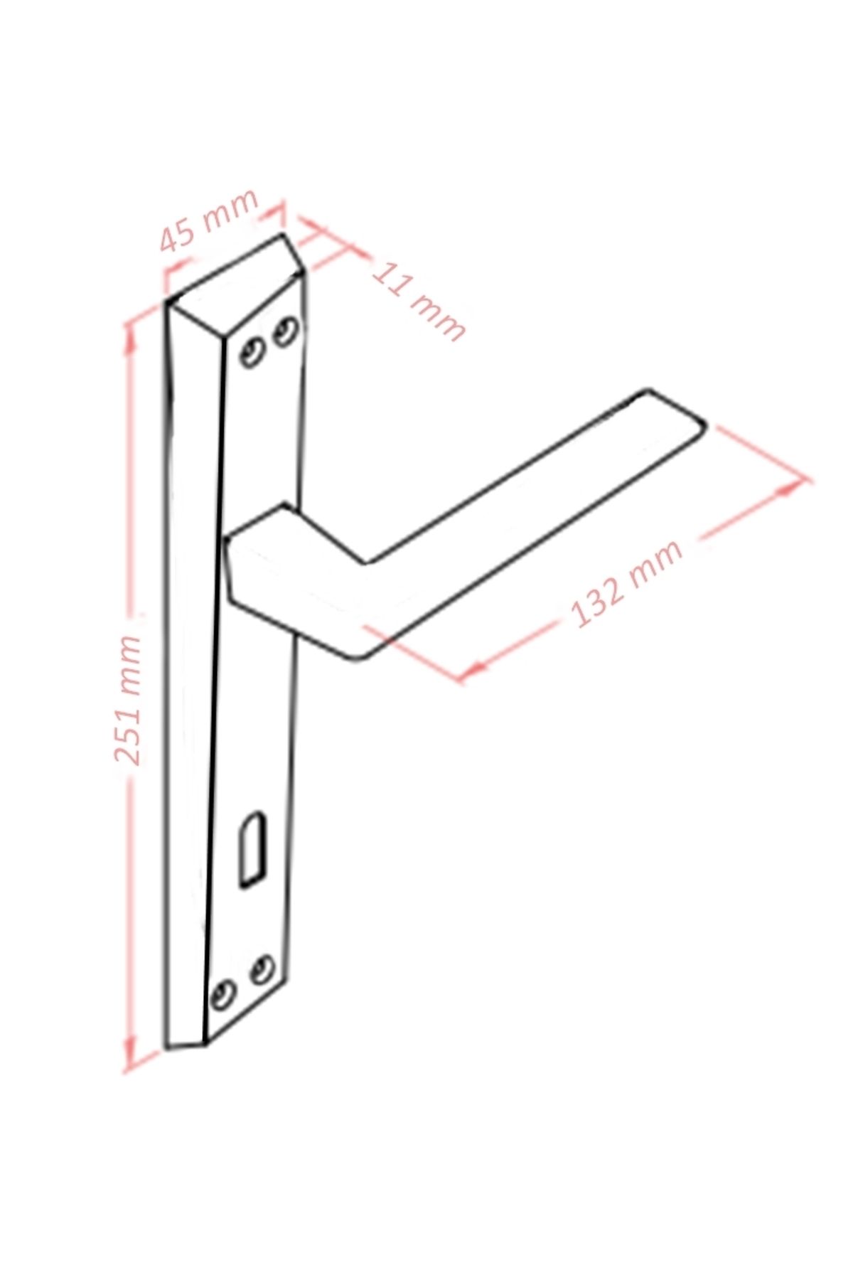 ALMITAL-Lusso Inox Mirrored Door Handle Luxury Room Door Handle 3