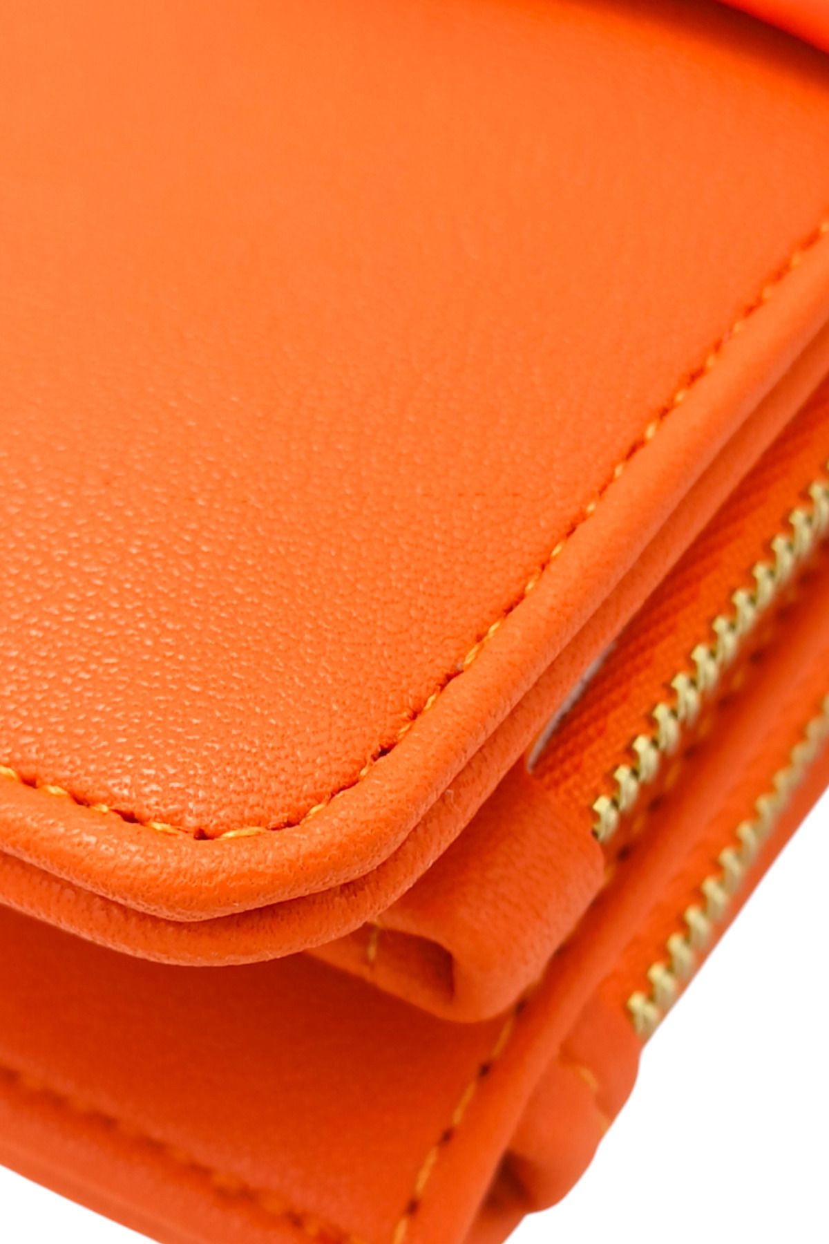 Çlk Accessories-Wallet - Orange - Plain 4