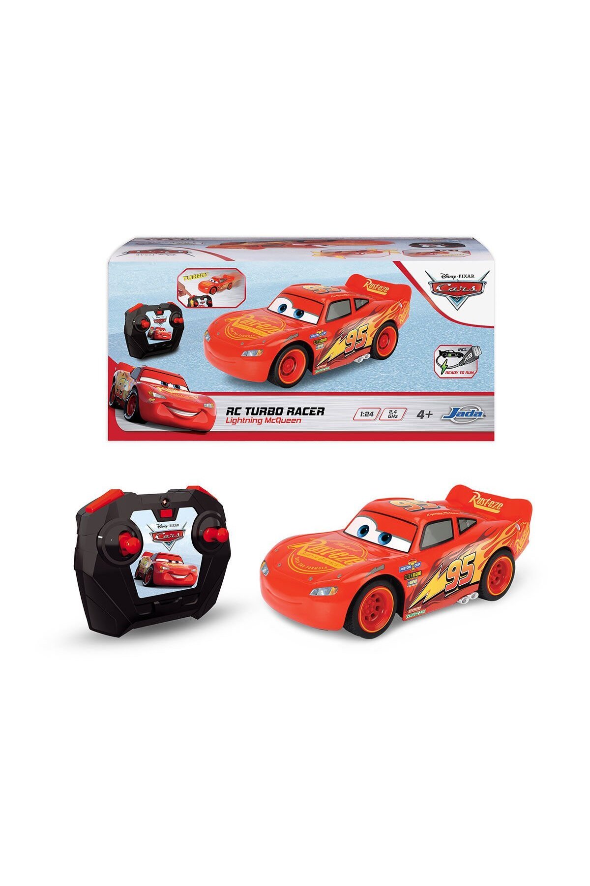 Genel Markalar 203084028 Rc Cars 3 Şimşek Mcqueen Turbo Yarışçı