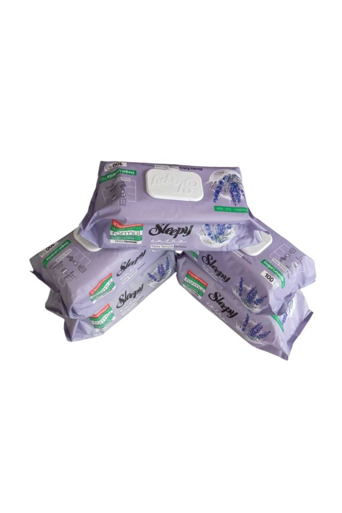 Sleepy Yüzey Temizlik Havlusu (lavanta) 5 X100