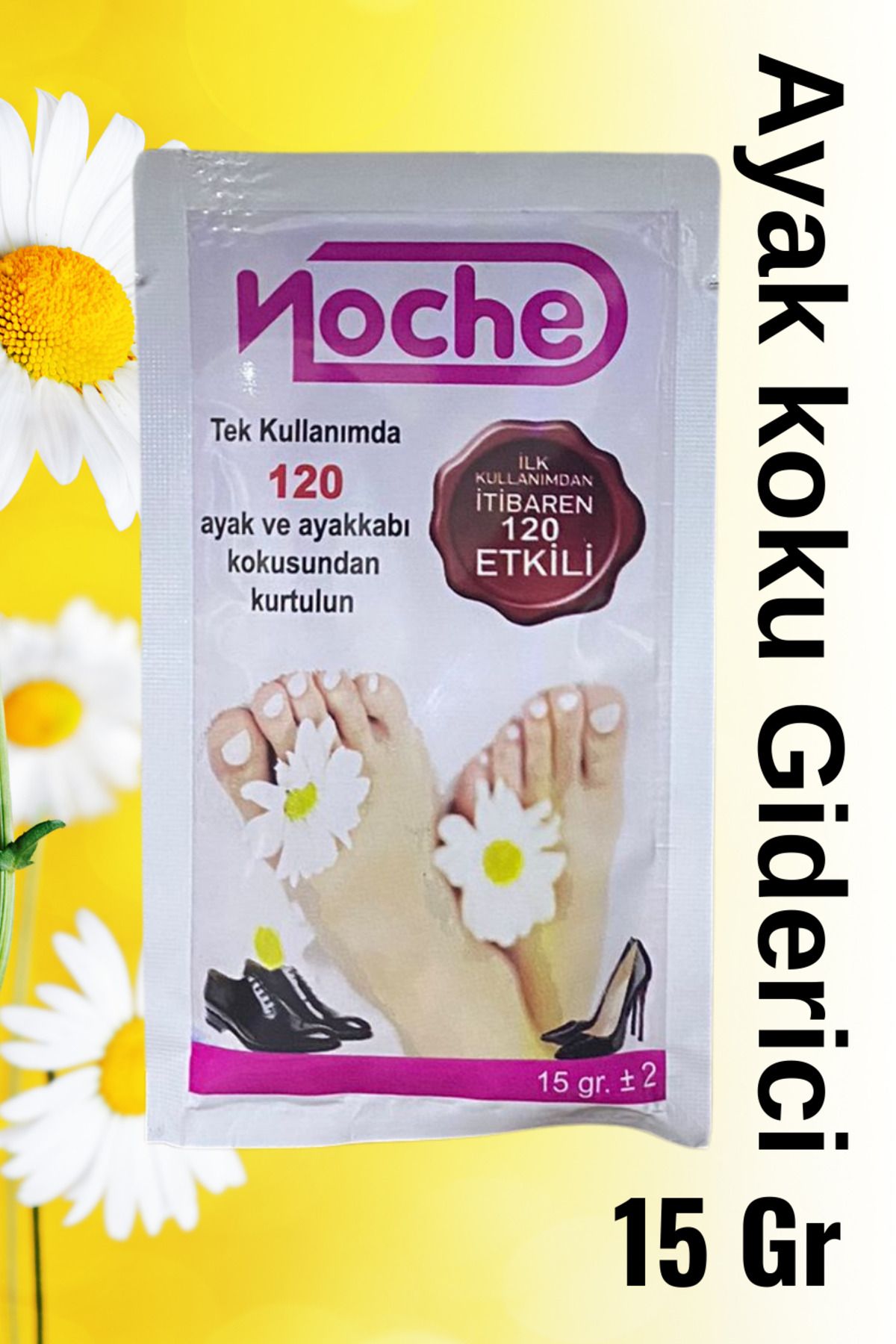 Noche Ayak koku Pudrası 6 Adet *15 Gr