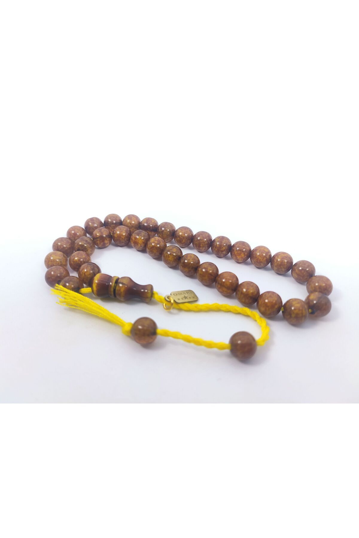 İskeçe Exclusive-Osama Omari Master - 50 Years Old German Faturan Prayer Beads with Imame Countersunk 6483 3