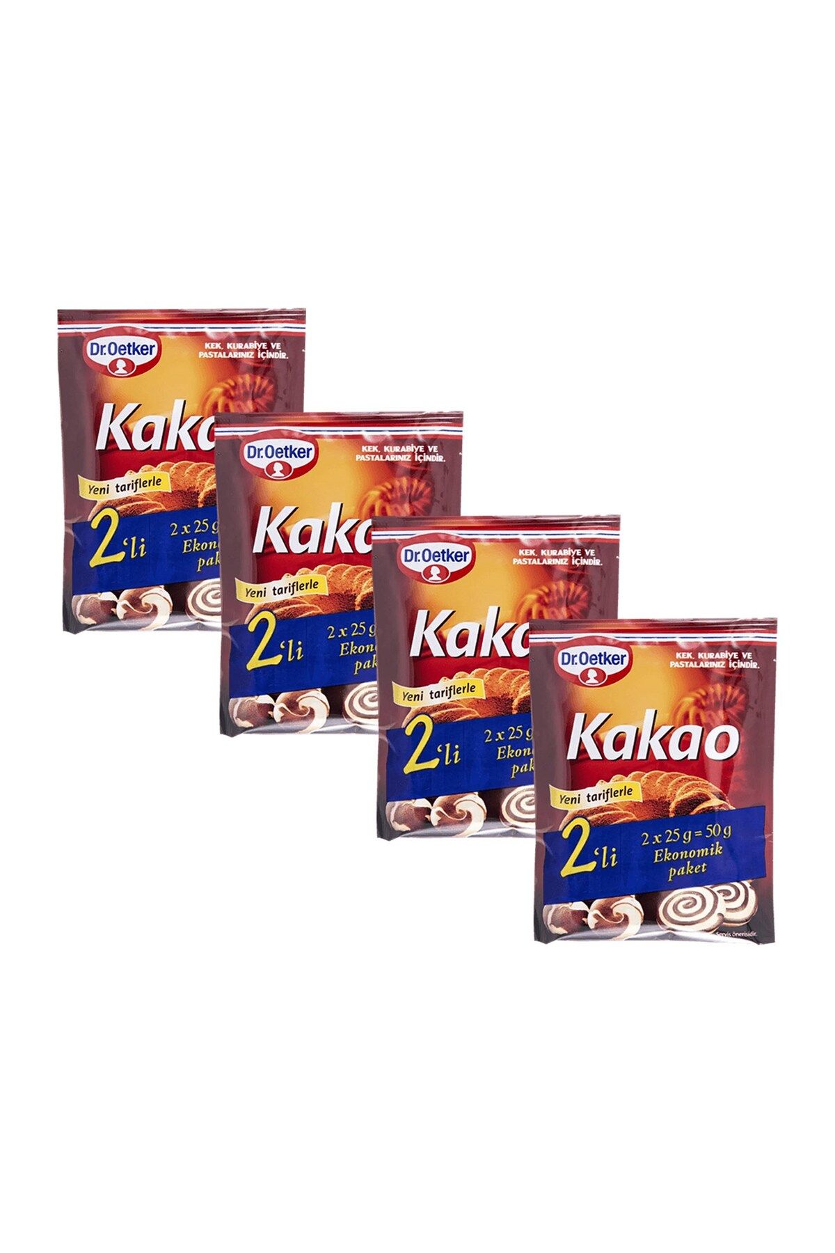 Dr. Oetker Kakao 2x25 gr x 4 Adet