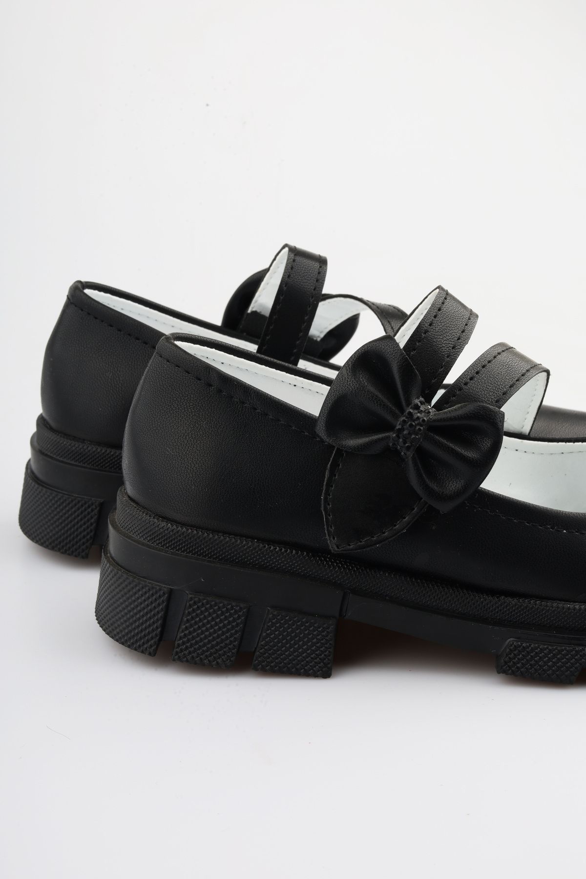 MoonGlow-Female Child Flats Black Female Child Flats Female Child School Shoes Female Child Shoes New Season 4